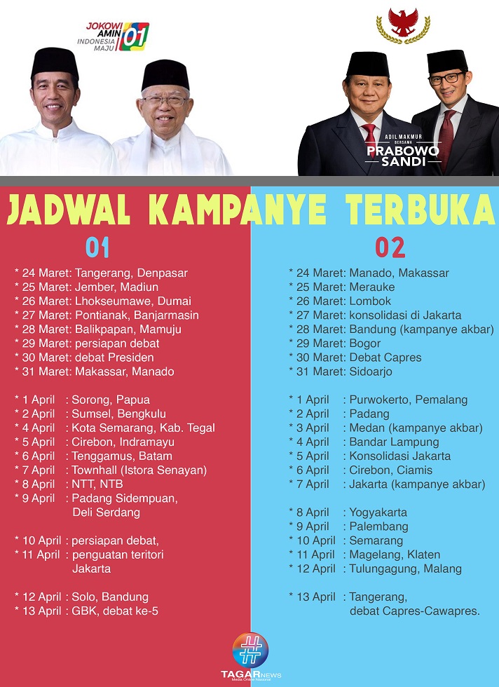 Jadwal Kampanye Akbar