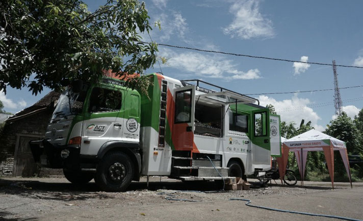 Humanity Food Truck Dapur Umum Mobile yang Sanggup Memasak 1 500