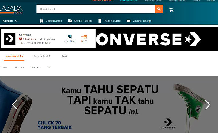 Bisnis Converse di Indonesia