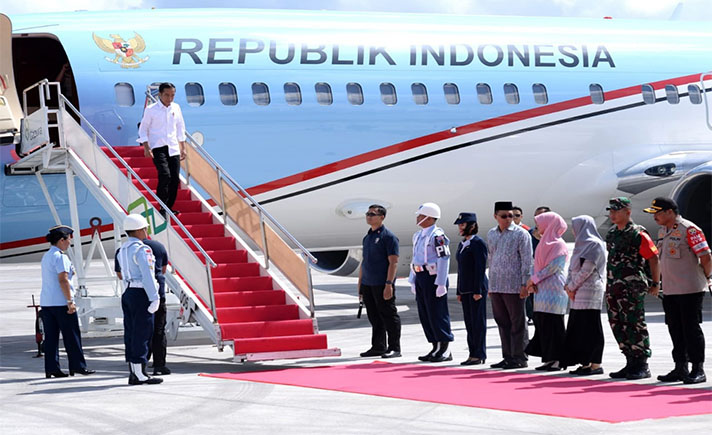 Jokowi di Lombok