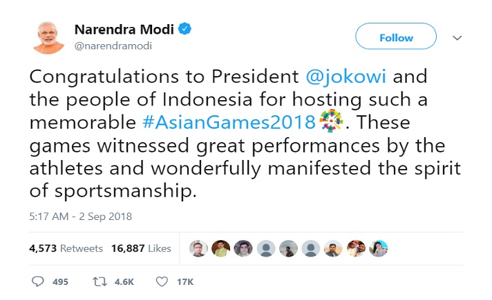 Twit Narendra Modi