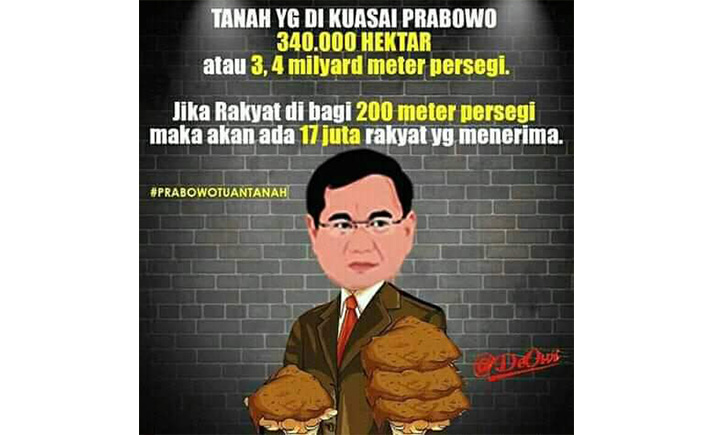 Meme Tanah Prabowo
