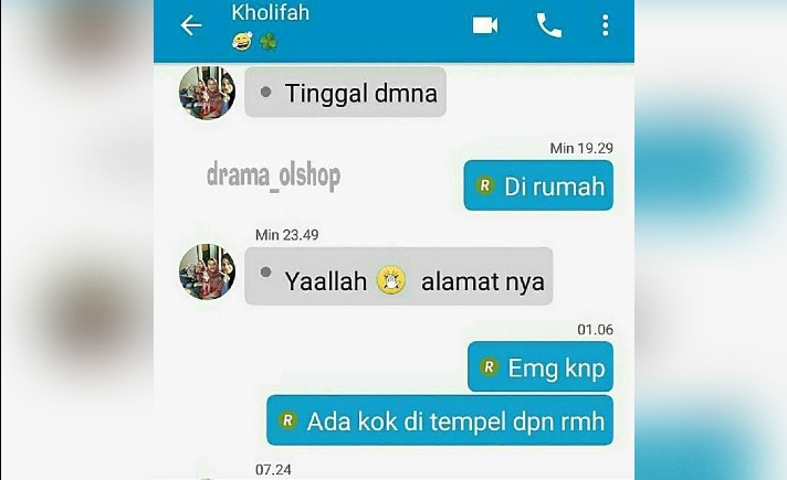 Chat pembeli lucu