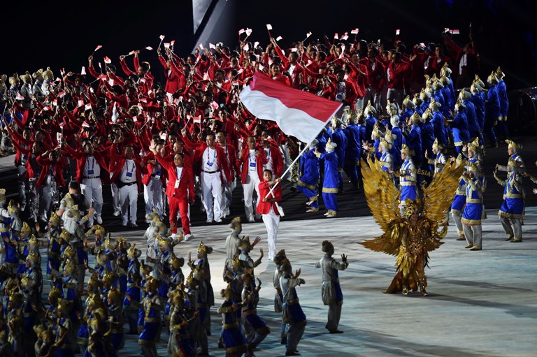 Defile Kontingen Indonesia