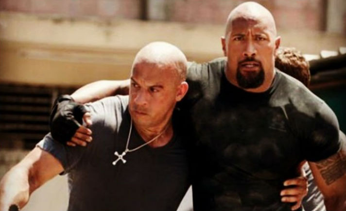 Vin Diesel dan Dwayne Johnson