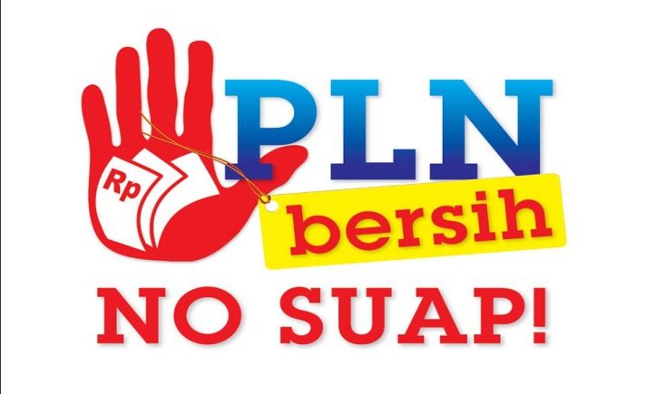 Logo PLN Anti Suap