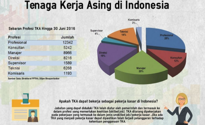 Infografis Tenaga Kerja Asing