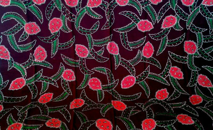 Batik Tancep Motif Buah Naga