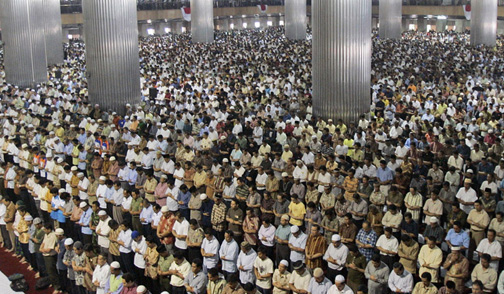 Jumatan di Masjid Istiqlal