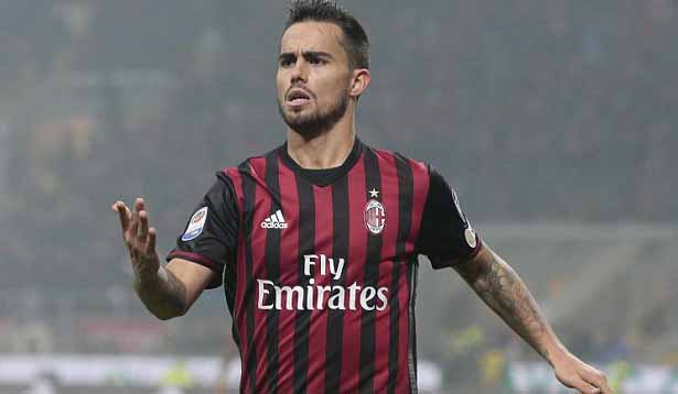 Pemain AC Milan Suso