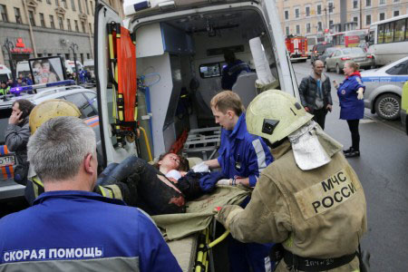 Ledakan di St. Petersburg
