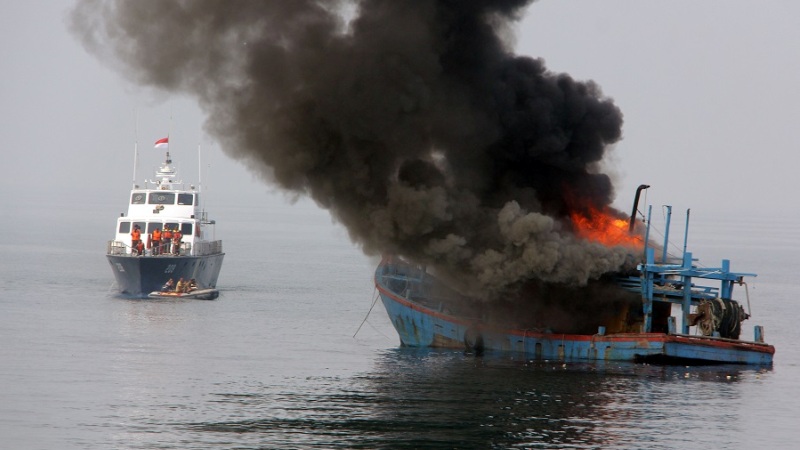 PENENGGELAMAN KAPAL ASING MEDAN