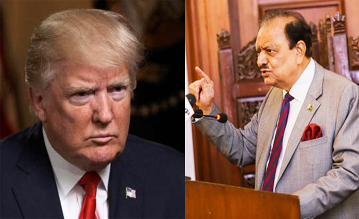 Presiden AS, Donald Trump dan Presiden Pakistan, Mamnun Hussain