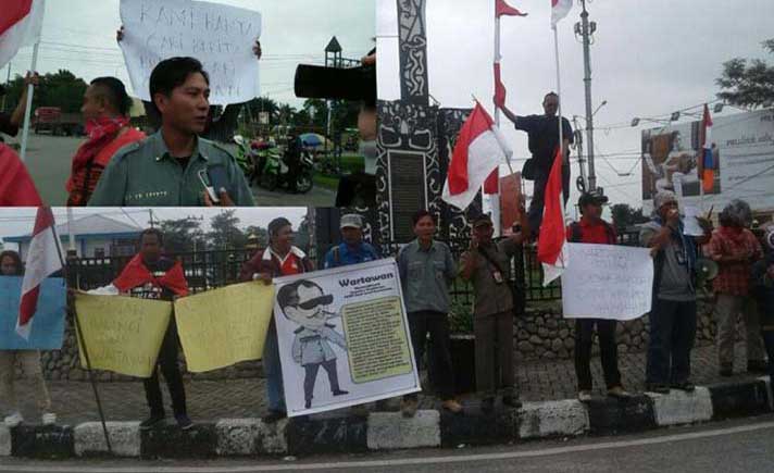 Unjuk Rasa Copot Kapolres