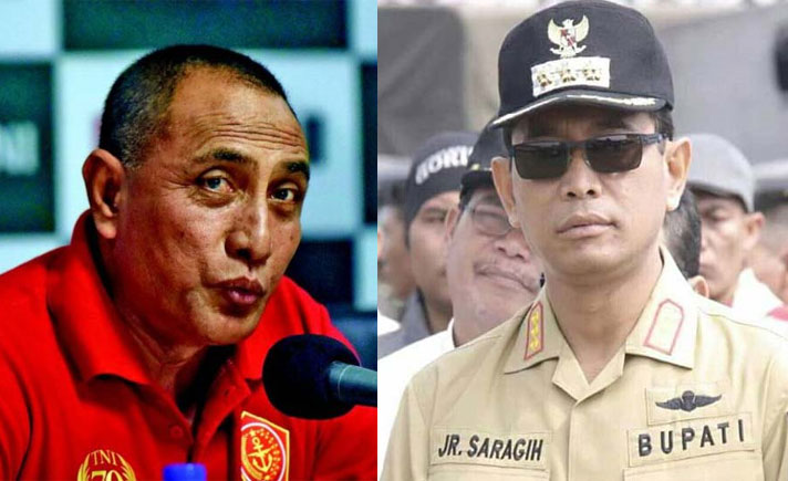 Edy Rahmayadi dan JR Saragih