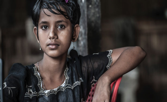 Gadis Rohingya.