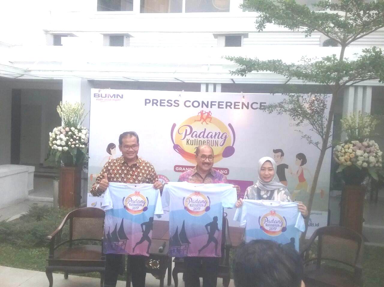 Jumpa wartawan event Padang KulineRun 2017.