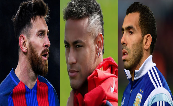 Lionel Messi, Neymar, Carlos Tevez