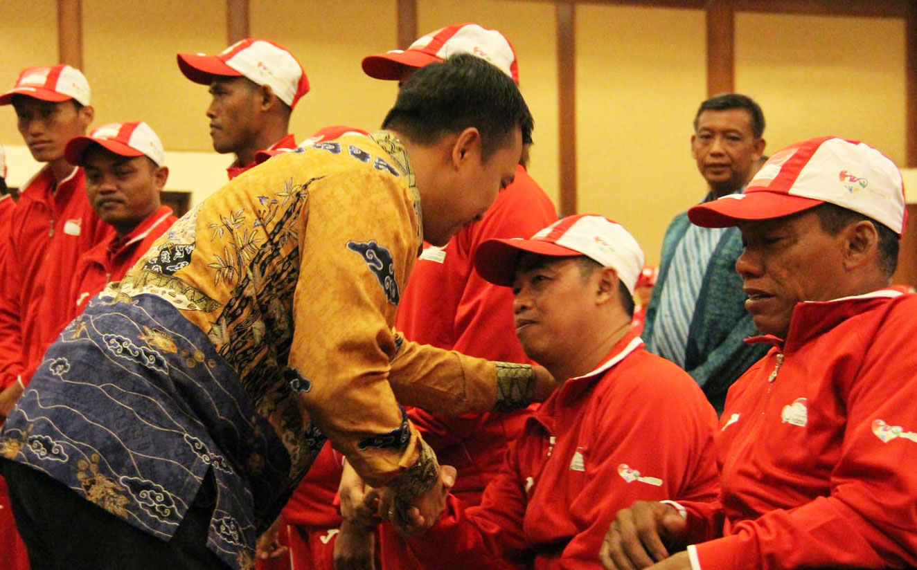 Menpora Lepas Atlet Asean Paragmes 2017, Presiden Jokowi Berpesan Target Juara Umum,
