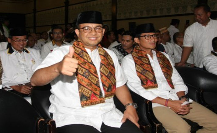 Anies Baswedan dan Sandiaga Uno