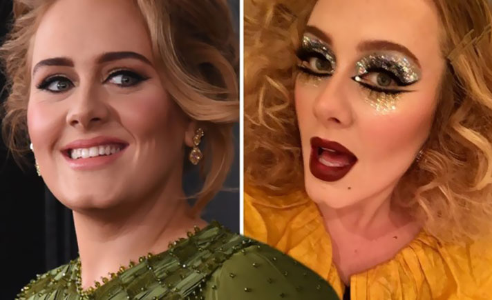 Heboh Perayaan Halloween, Adele Berkostum Badut