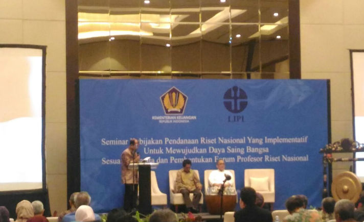 LIPI - Kemenkeu Bentuk Forum Profesor Riset  Tagar