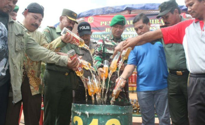 Pemusnahan Miras