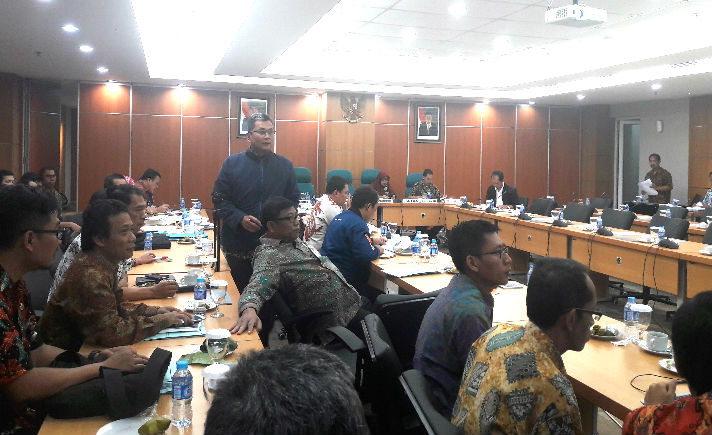 Suasana Rapat DPRD Jakarta Komisi B