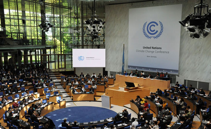 Konferensi Semua Pihak Ke-23 (COP 23) Konvensi Kerangka Kerja PBB mengenai Perubahan Iklim (UNFCC) dimulai di Bonn, Jerman,
