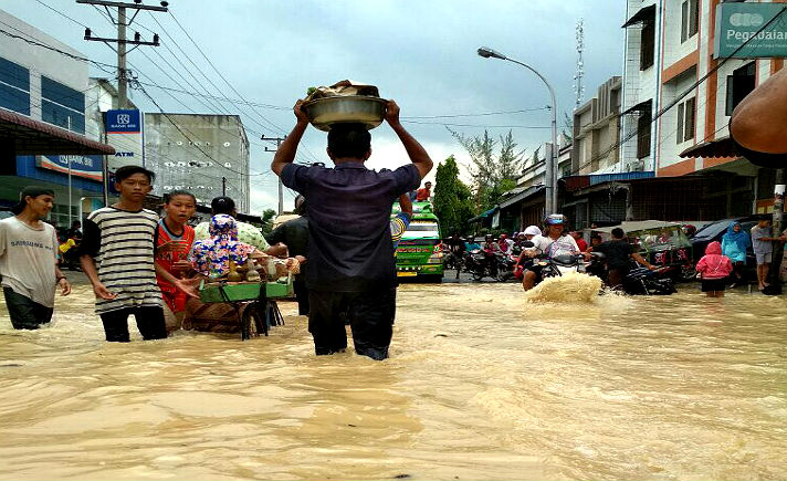 Banjir di Tebingtinggi