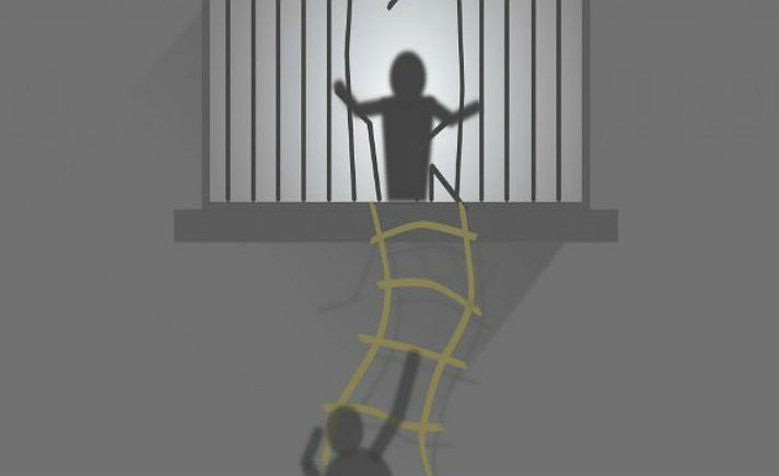 Ilustrasi Tahanan Kabur