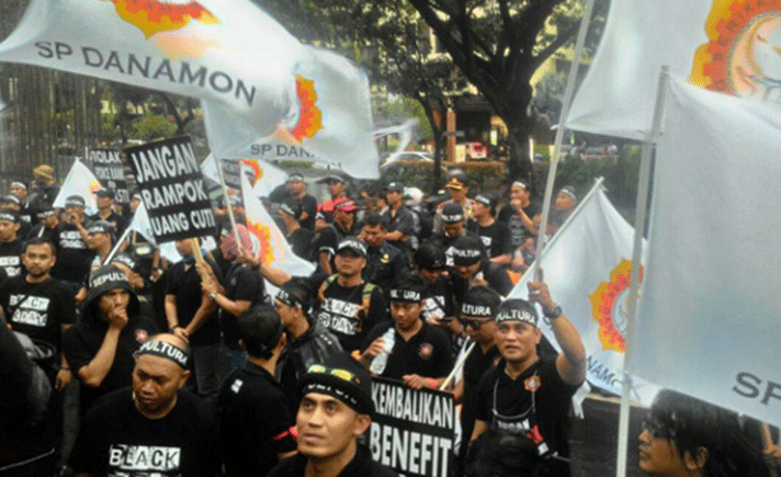 Ketua dan Sekjen Serikat Pekerja Danamon Ditahan