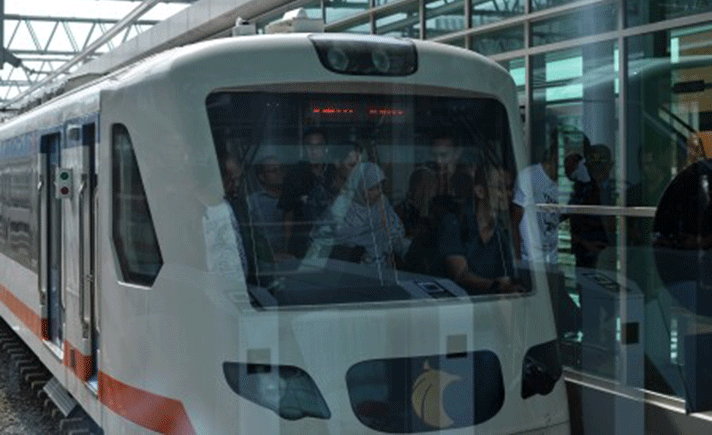 Uji Coba Kereta Bandara