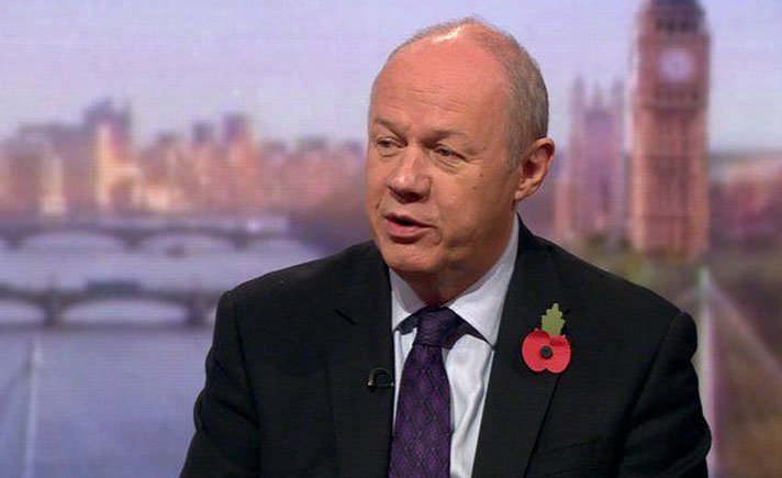 Menteri senior Inggris, Damian Green