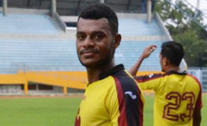 Markho Meraudje Latihan Bersama Sriwijaya FC