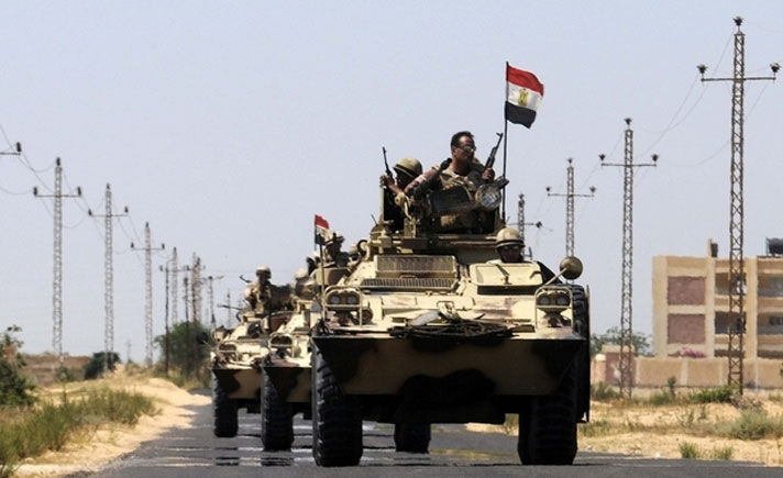 Pasukan Mesir yang berperang dengan petempur Sinai dukungan ISIS