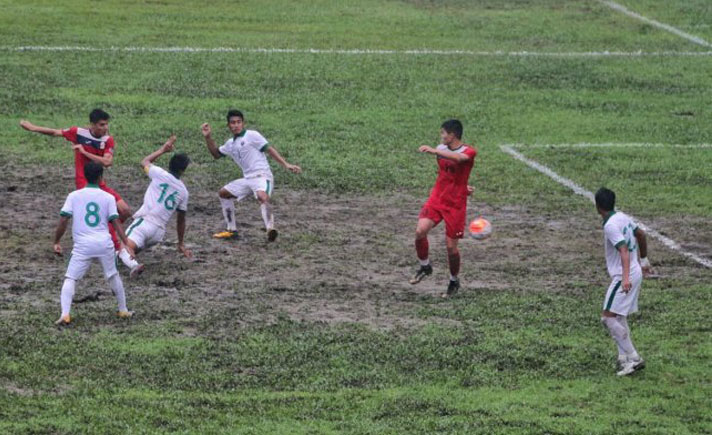 Tim nasional (Timnas) Indonesia gagal meraih juara pada turnamen sepak bola internasional Aceh World Solidarity Cup (AWSC) 2017 setelah kalah 0-1 atas Kirgiztan di laga pamungkas.