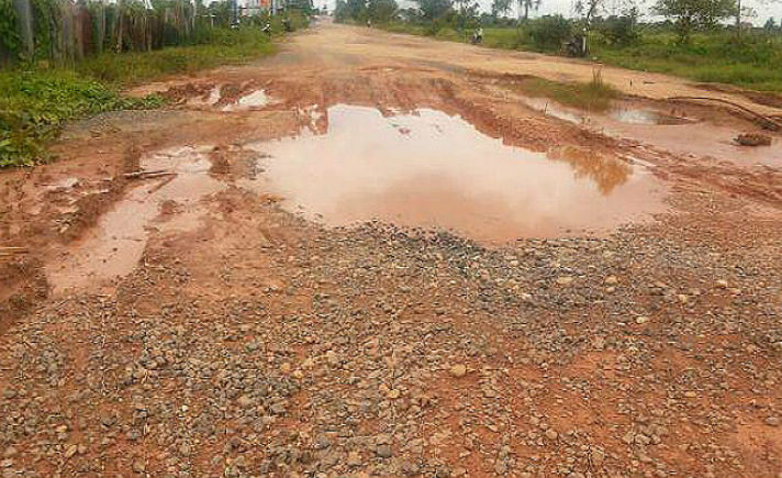 Infrastruktur jalan di Kalimantan Selatan