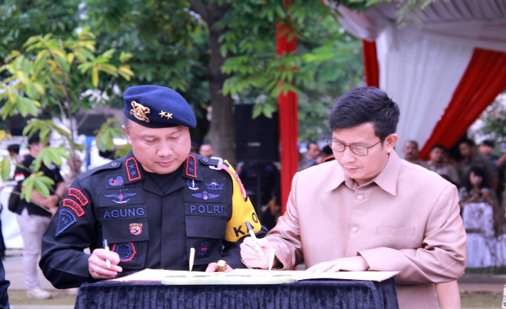 Kesepakatan Pengamanan Pilgub Jabar 2018 Ditandatangani