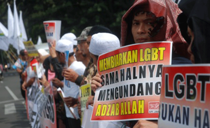 Aksi Tolak LGBT