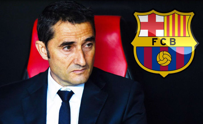 Pelatih Barcelona Ernesto Valverde