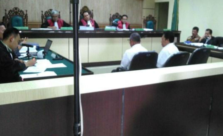 Persidangan kasus suap di Pengadilan Negeri Tindak Pidana Korupsi Tipikor Banjarmasin