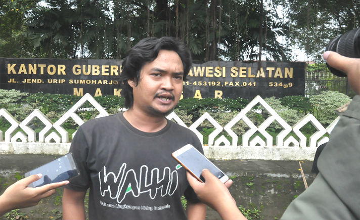 Ketua Departemen Advokasi WALHI Muhammad Alamin