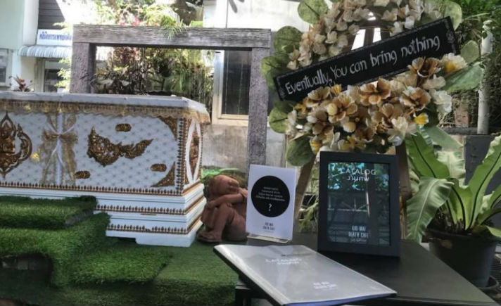 Restoran The Kid-Mai Death Cafe bertemakan kematian di Thailand. (Ist)