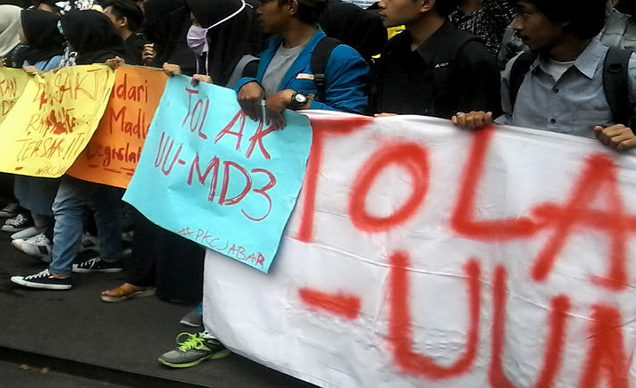 Penolakan UU MD3