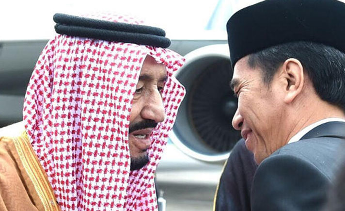 Raja Salman dan Jokowi