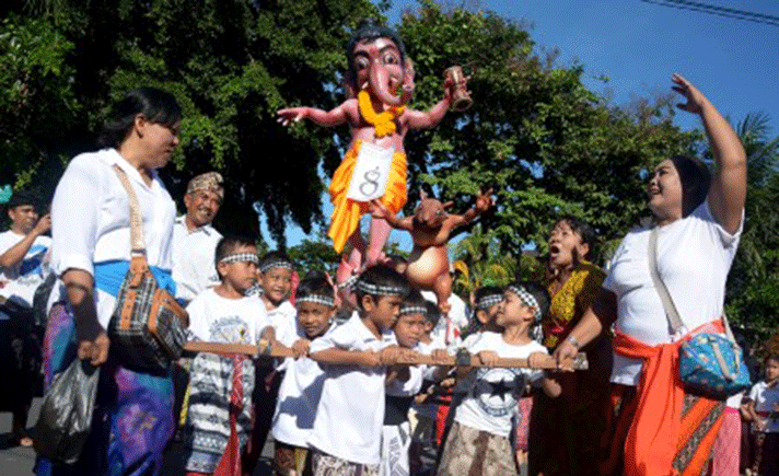 Pawai Ogoh-ogoh Anak