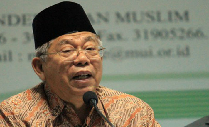 Ketua Umum Mejelis Ulama Indonesia MUI Maruf Amin