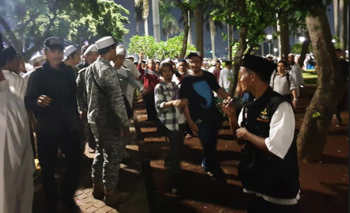 kekerasan wartawan, Munajat 212