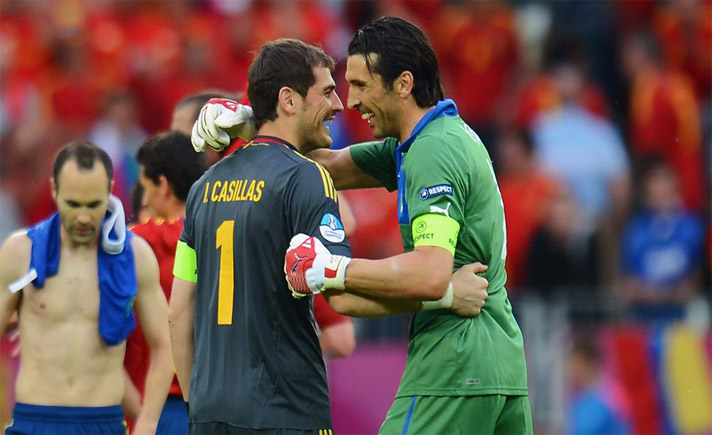 Iker Casillas dan Buffon